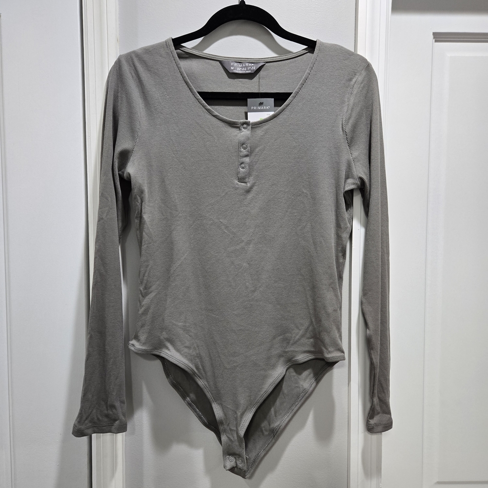 Primark Ribbed Bodysuit with Front Snaps